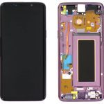 تاچ ال سی دی سامسونگ S9 سرویس پک با فریم بنفش -LCD S9 -( G960) SERVICE PACK WITH PACK PURPLE