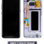 تاچ ال سی دی سامسونگ S8 PLUS اصلی با فریم بنفش -LCD S8 PLUS -( G955) ORG NEW WITH PACK VIO